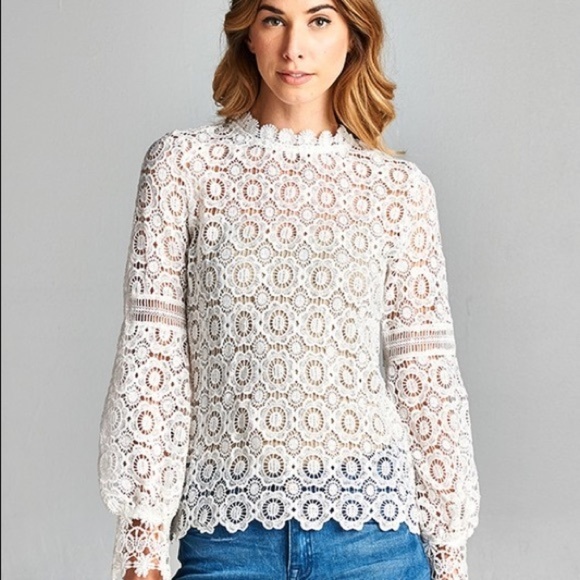 self portrait crochet top